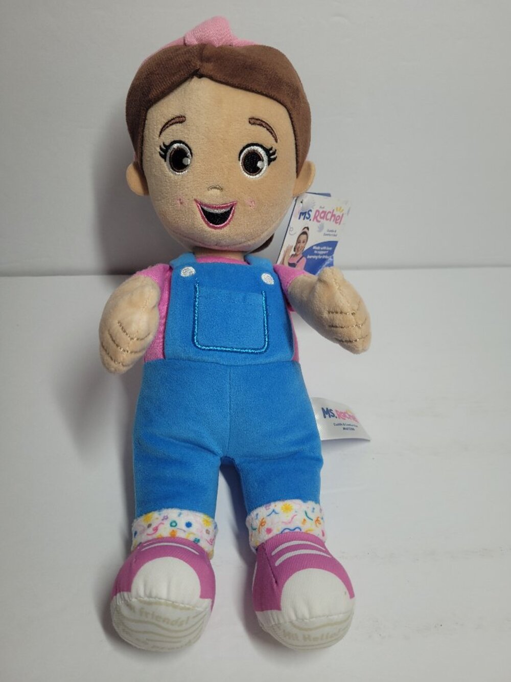 Ms. Rachel Cuddle & Comfort Doll Soft Plush Educational Toy Lovey Miss Rachel